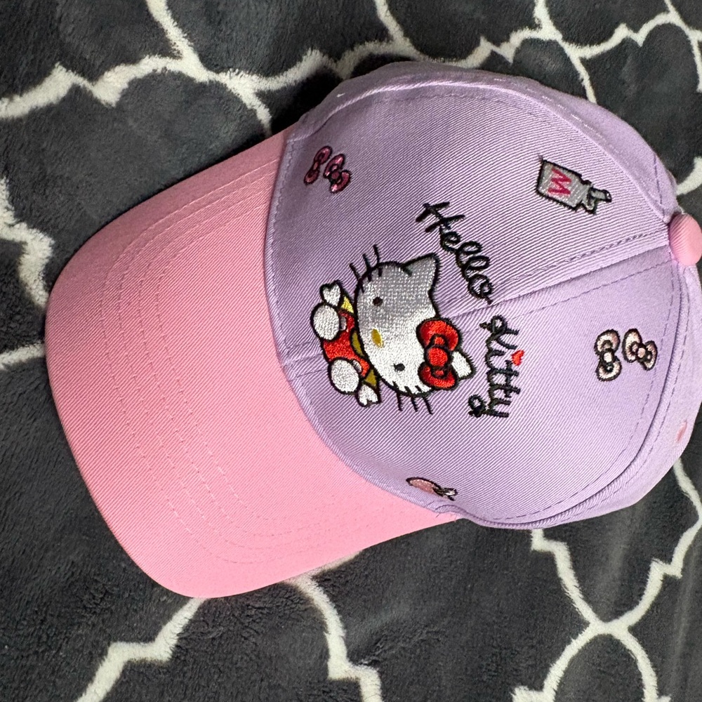 Hello Kitty Pink and Purple Kids Hat